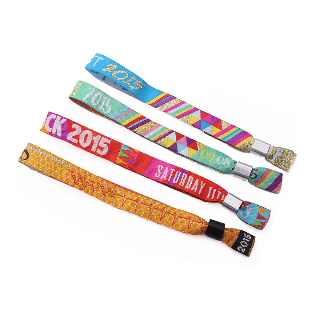 Woven Polyester Fabric Wristbands